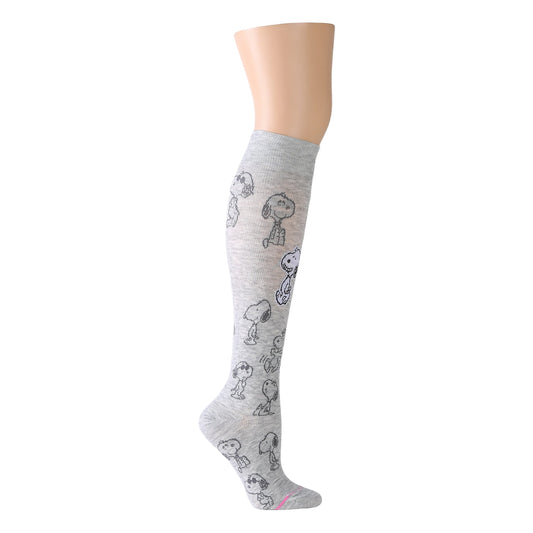 Dr. Motion Pop Snoopy - Knee-High Compression Socks For Women