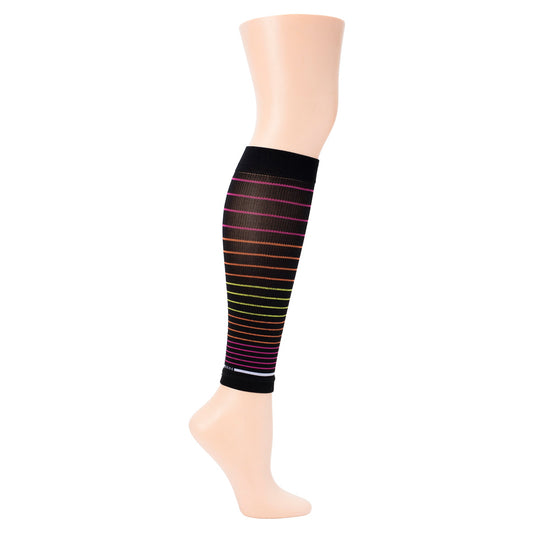Dr. Motion Multi Stripe - Compression Calf Sleeves For Men & Women