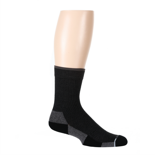 Dr. Motion Solid Medium Weight - Compression Outdoor Medium Weight Crew For Men